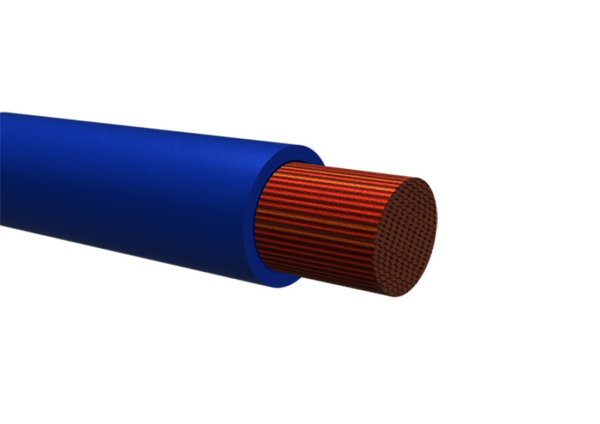 Zoom bild av KABEL RKUB 1X2,5mm² BLÅ, PLASTBOBIN 50M