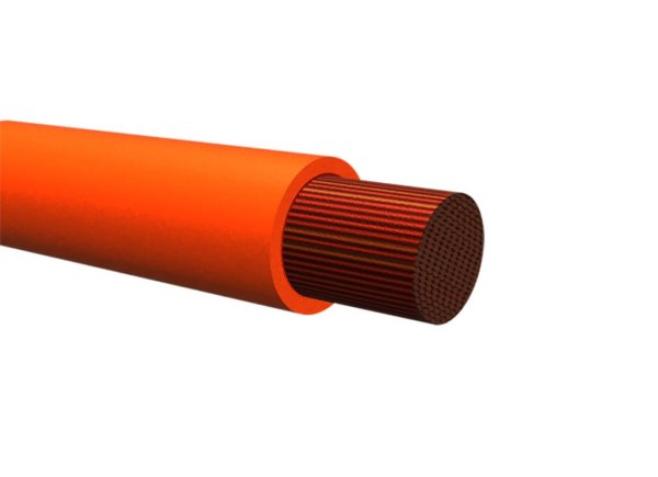 Zoom bild av KABEL RKUB 1X1,5mm² ORANGE, PLASTBOBIN 50M