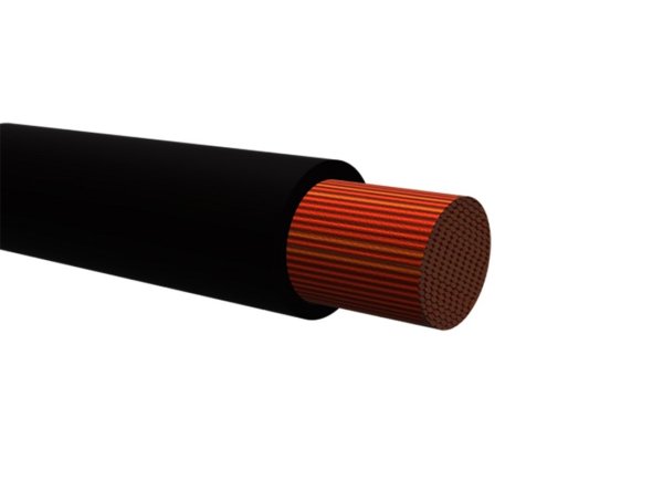 Zoom bild av KABEL RKUB 1X2,5mm² SVART, PLASTBOBIN 50M