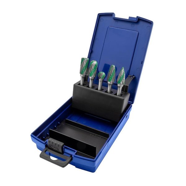 Zoom bild av roterandefilar, hm fil, hårdmetall fil