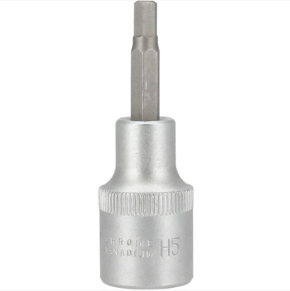Zoom bild av 5mm hylsbits 1/2, sexkanttapphylsa 1/2